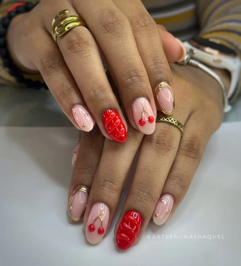 Uñas decoradas por el equipo de Arte en Uñas Raquel